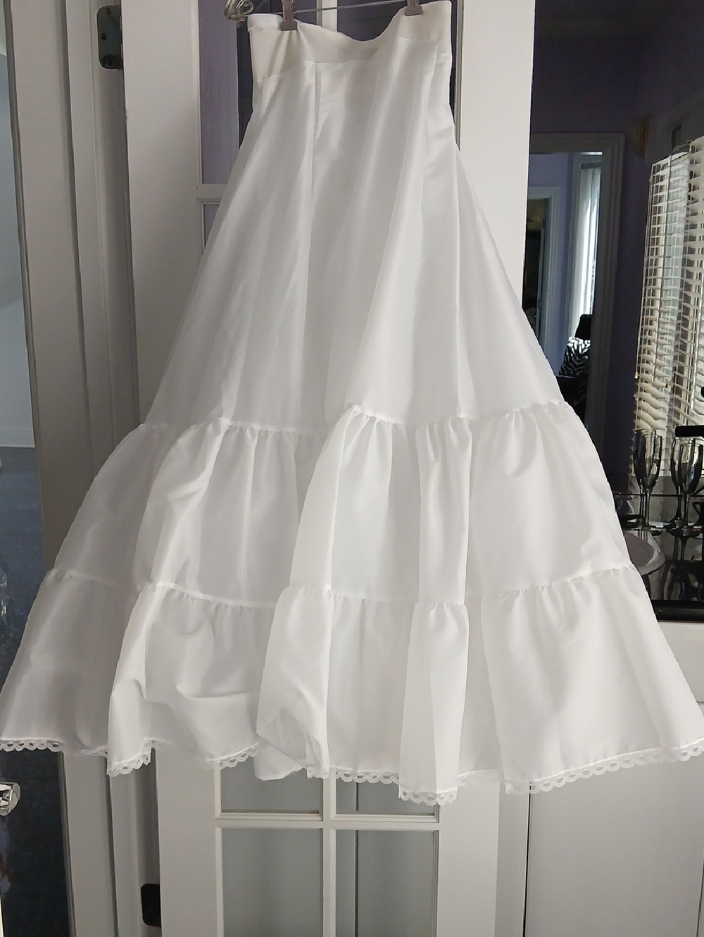 David's Bridal White Bridal Petticoat Slip